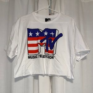 Cropped Mtv Tee